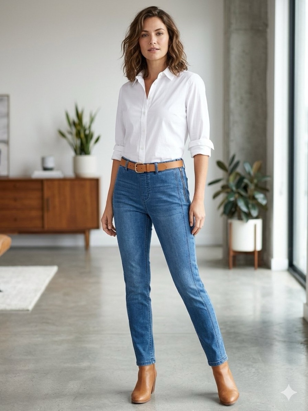 CAbi Skinny Jeans in Medium Blue